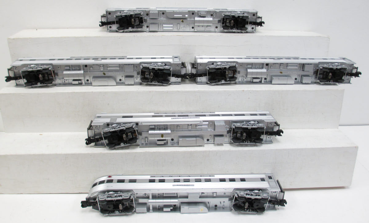 MTH 20-65196 O Santa Fe 70' Streamlined Ribbed Passenger Car Set (Set of 5)