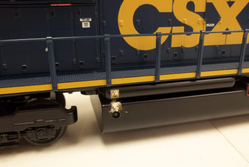 MTH 20-2873-3 CSX SD-80MAC Non-Powered Diesel Engine #4602