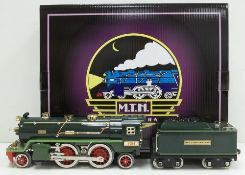 MTH 10-1296-0 Two-Tone State Green No. 390 Steam Engine (Traditional)