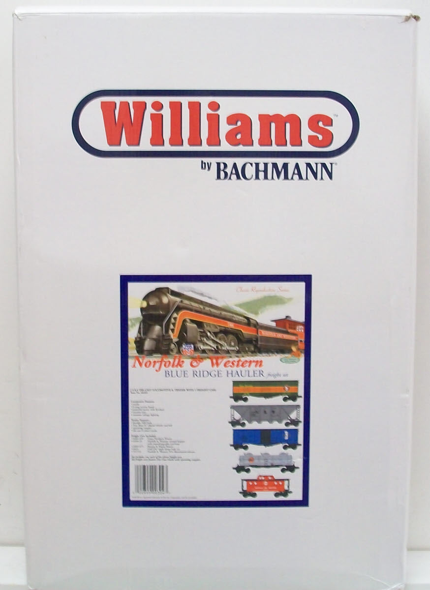Williams 00304 GM Norfolk & Westerm Blue Ridge Hauler O Gauge Steam Train Set