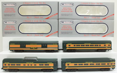 Williams 43053 Great Northern 60 Ft. Streamline Passenger 4-Pack