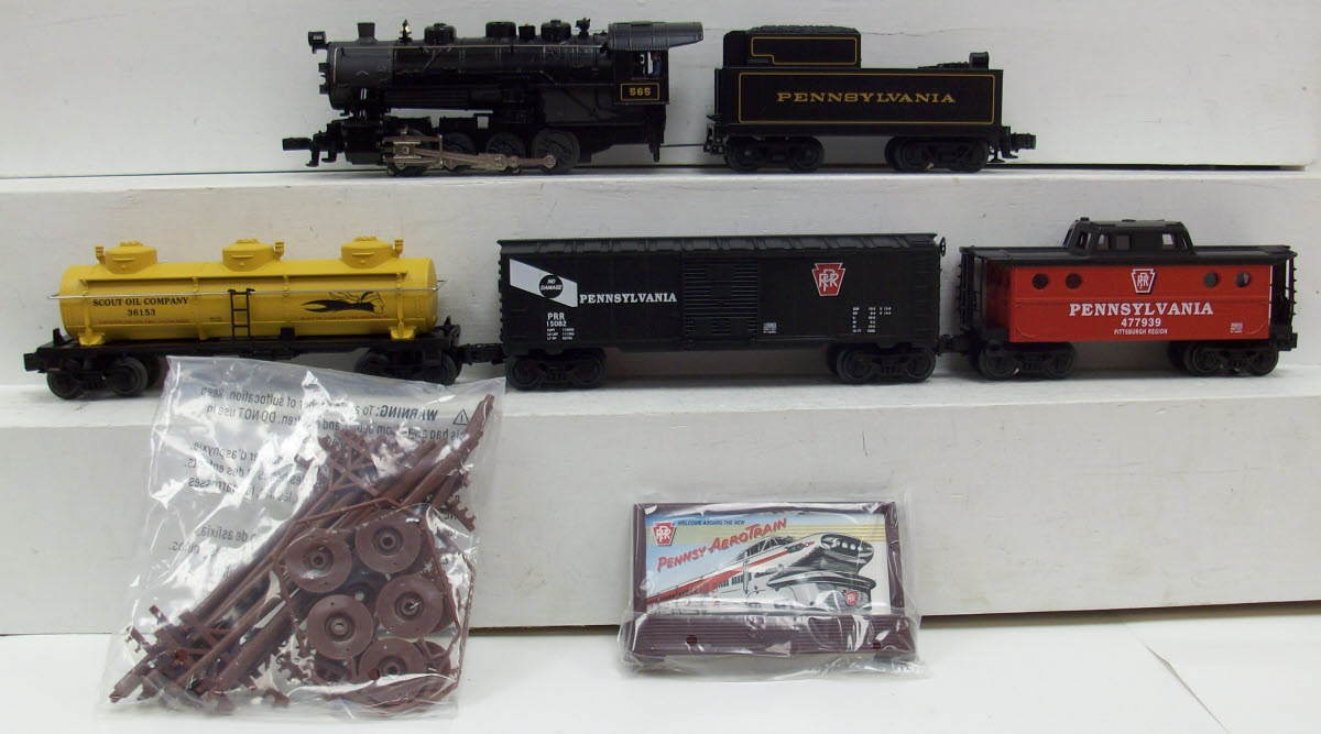 Lionel 6-30174 Pennsylvania Flyer O Gauge Steam Freight Train Set