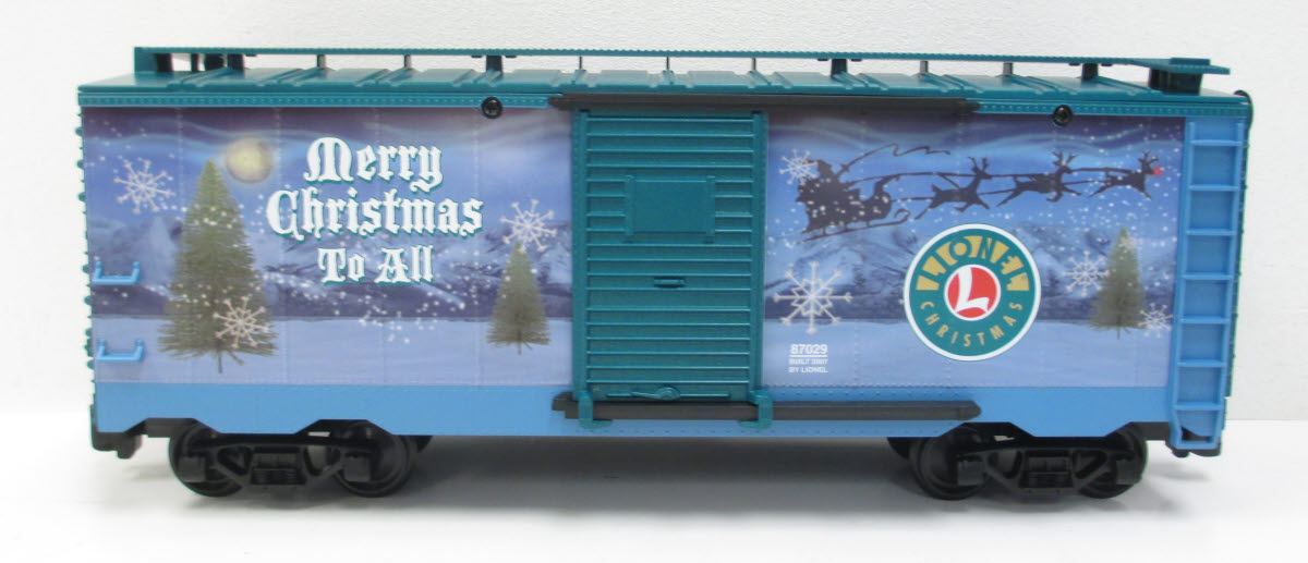 Lionel 8-87029 G Scale 2007 Christmas Boxcar