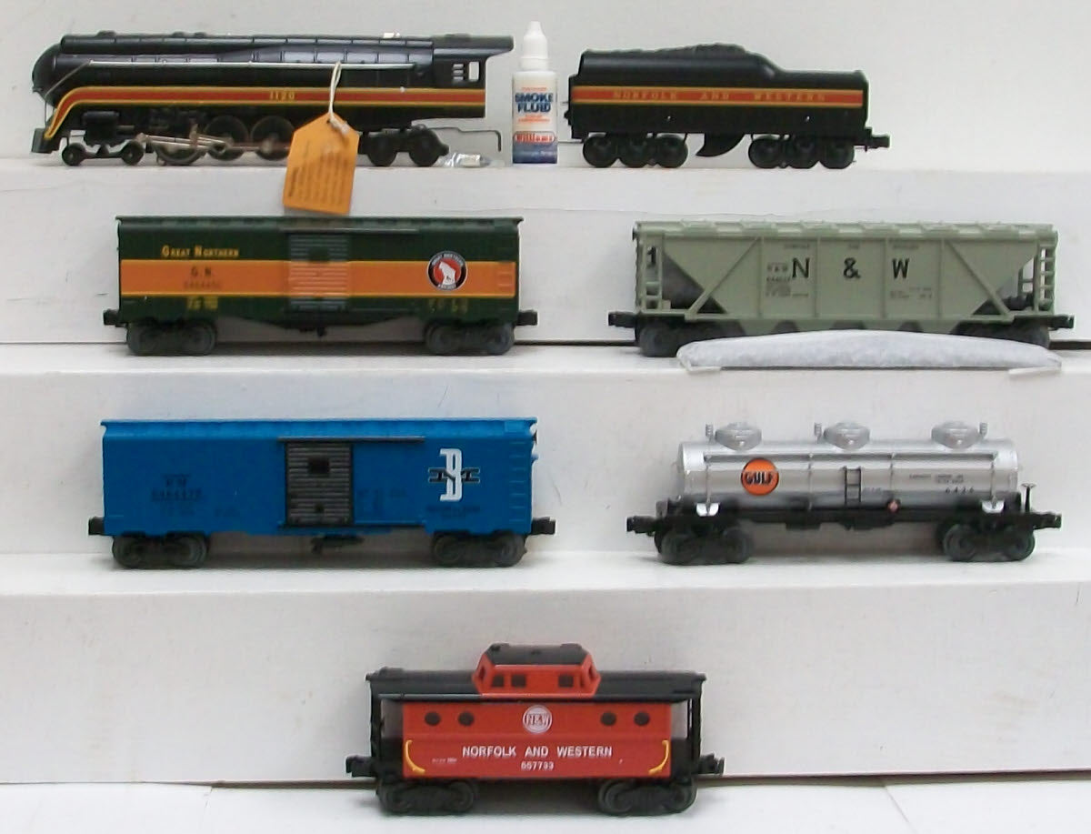Williams 00304 GM Norfolk & Westerm Blue Ridge Hauler O Gauge Steam Train Set