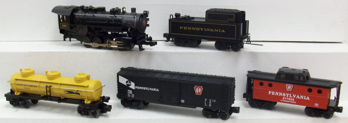 Lionel 6-30174 Pennsylvania Flyer O Gauge Steam Freight Train Set