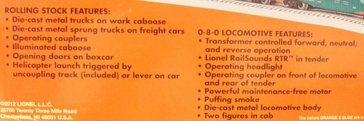 Lionel 6-30200 New York Central Flyer O Gauge Steam Freight Train Set