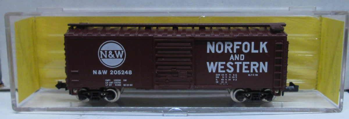 Atlas 3403 N Scale Norfolk & Western 40' Boxcar #205248