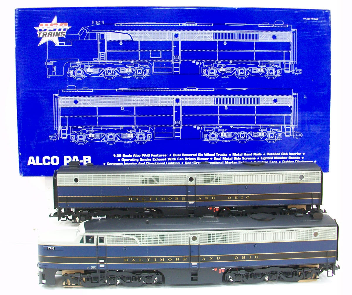 USA Trains 22401 G Baltimore & Ohio ALCO PA-1 & PB-1 Diesel Locomotive Set