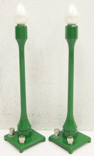 MTH 30-1078-A O Green #580-1 Teardrop Lamp Set