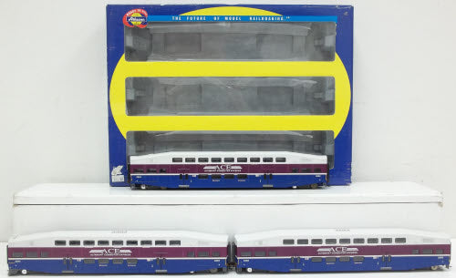 Athearn 2590 HO "ACE" 3-Car Commuter Express Set