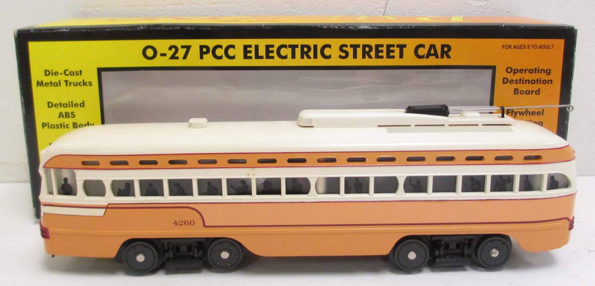 MTH 30-2594-1 Cleveland PCC Electric Street Car With PS2
