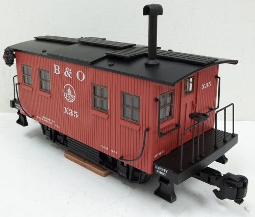 Aristo-Craft ART46952 B&O Track Cleaning Caboose (Metal Wheels)