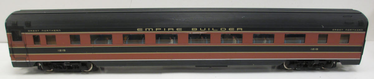 USA Trains 31061 G Great Northern Corrugated Aluminum Coach #1215 - Metal Wheels