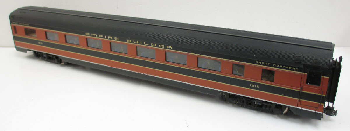 USA Trains 31061 G Great Northern Corrugated Aluminum Coach #1215 - Metal Wheels