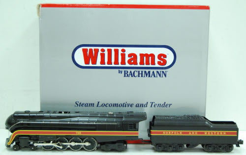Williams 40399 O Gauge Norfolk & Western J Class 4-8-4 Steam Locomotive #746
