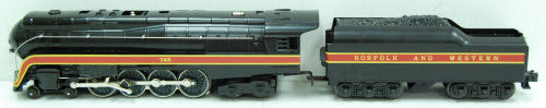 Williams 40399 O Gauge Norfolk & Western J Class 4-8-4 Steam Locomotive #746