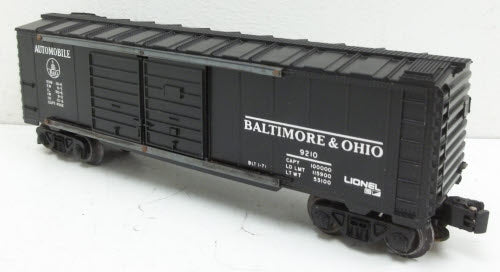 Lionel 6-9210 O Gauge Baltimore & Ohio Automobile Boxcar