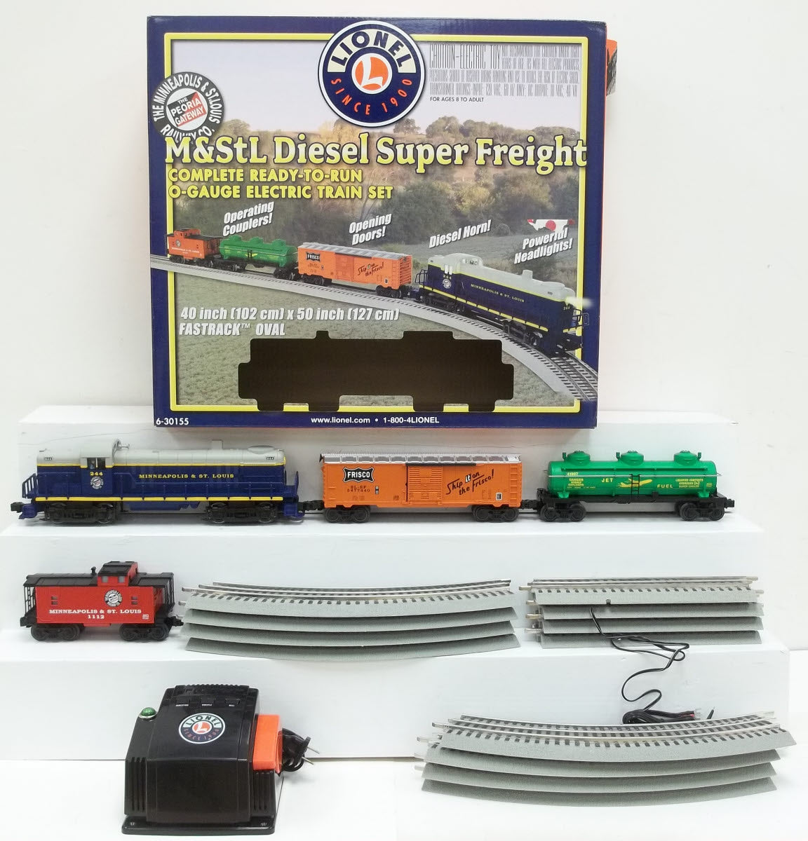 Lionel 6-30155 Minneapolis & St. Louis Super Freight O Gauge Train Set