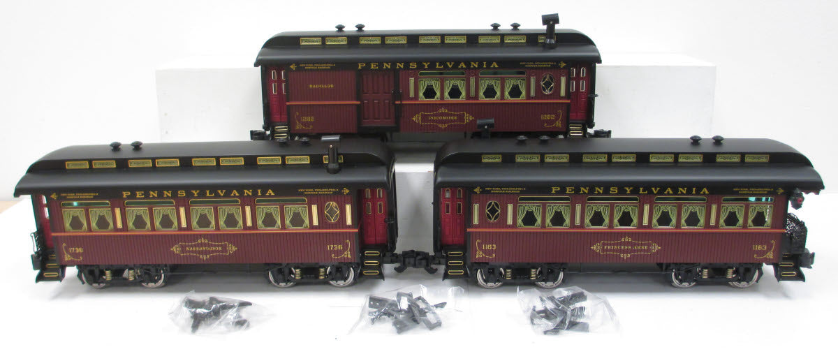 Aristo-Craft 31001-3 Pennsylvania Siera-Style Passenger Cars (Pack of 3)