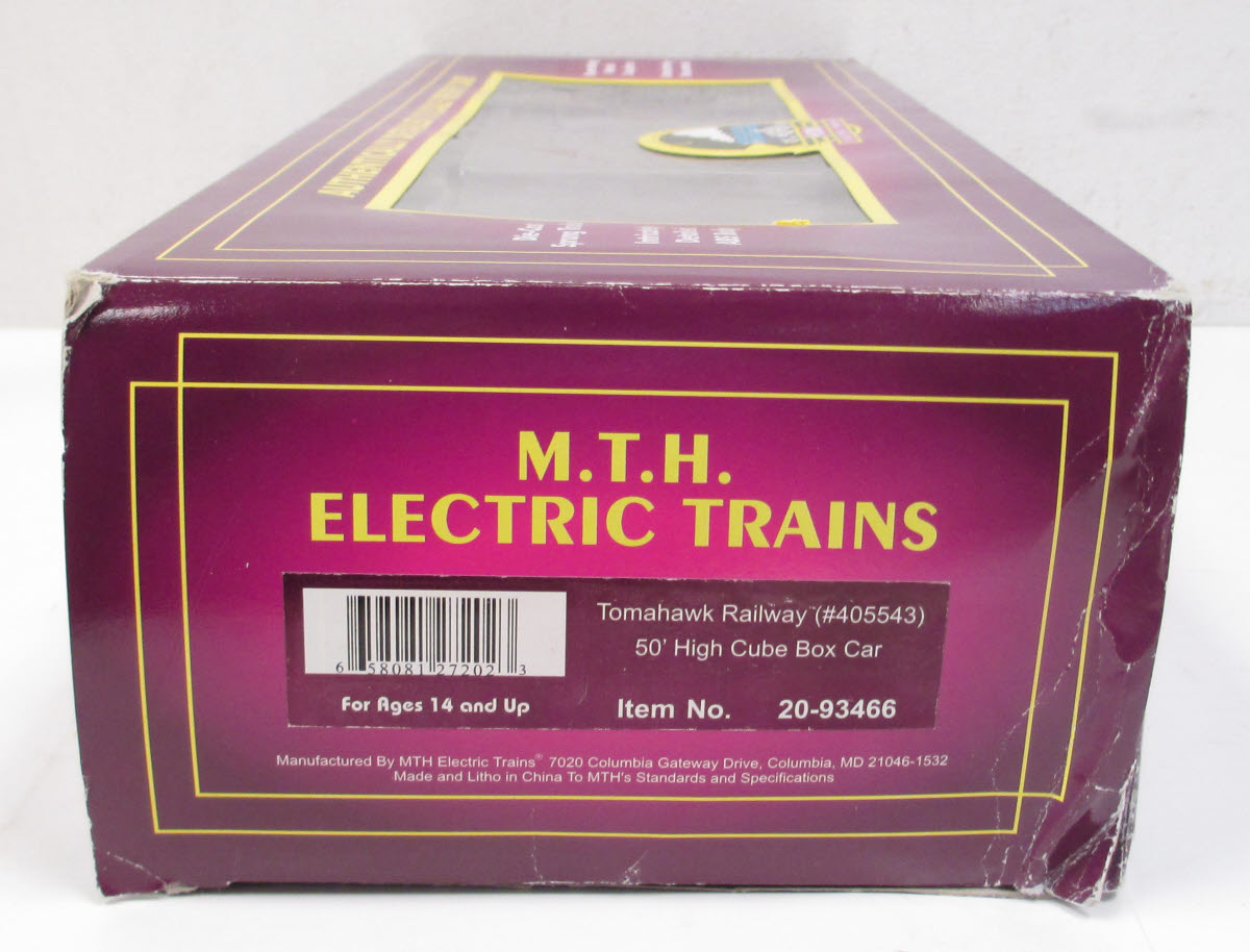 MTH 20-93466 Tomahawk Railway 50' High Cube Boxcar