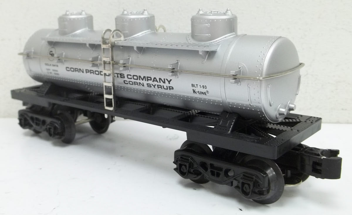 K-Line K-5419 O Gauge Corn Products Triple Dome Tank Car #5419
