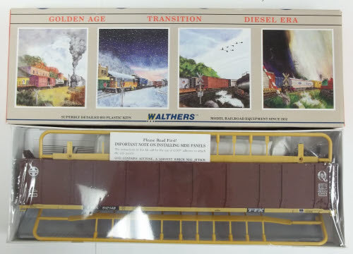 Walthers 932-4812 HO Scale Santa Fe 89' Enclosed Auto Carrier Road # 912148 Kit