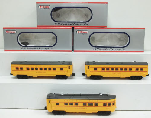 Williams 43240 Union Pacific 027 Streamliner Passenger Set (Set of 3)