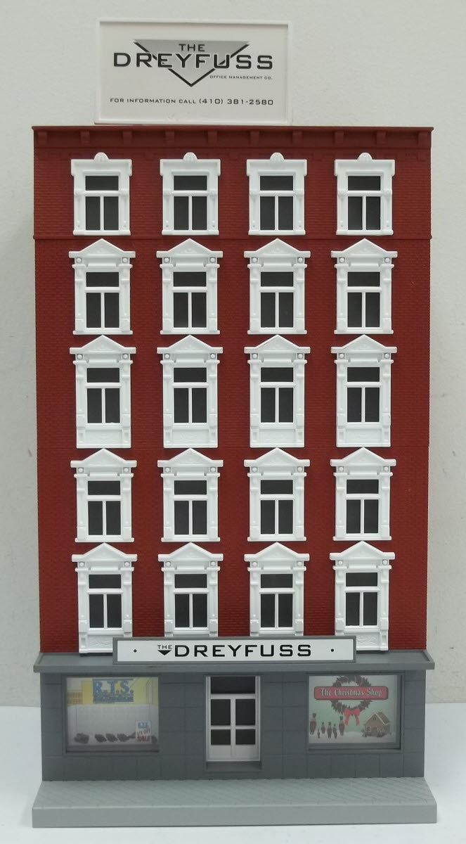MTH 30-9077 O Assembled Dreyfuss 6-Story Building