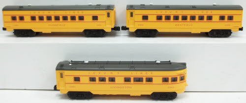 Williams 43240 Union Pacific 027 Streamliner Passenger Set (Set of