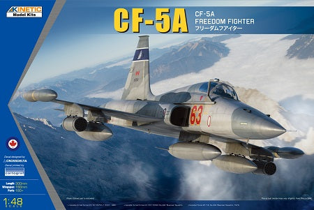 Kinetic Model 48109 1:48 Northrop Canadair CF-5A Freedom Fighter Aircraft Kit