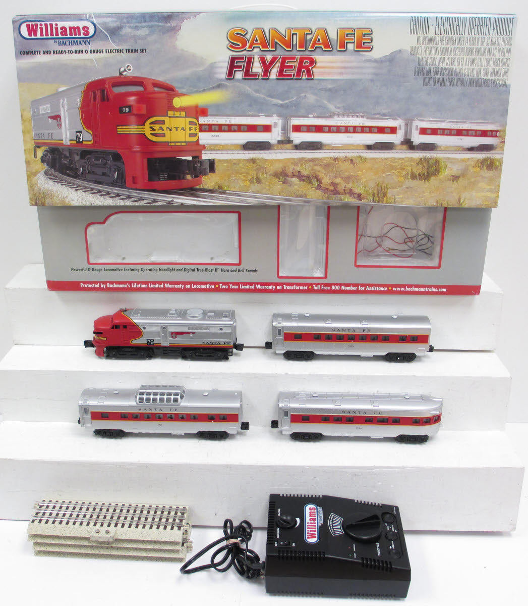 Williams 00321 Santa Fe Flyer O Gauge Diesel Passenger Train Set