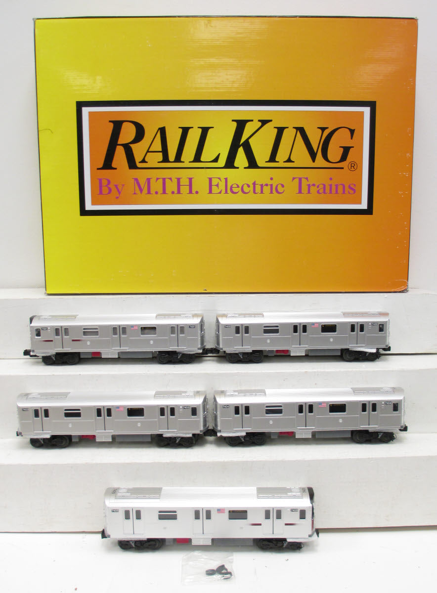 MTH 30-2797-1 O MTA R142A Series Subway Set w/Proto-Sound 2.0 (Set of 5)