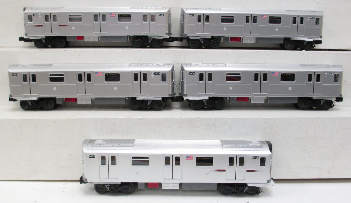 MTH 30-2797-1 O MTA R142A Series Subway Set w/Proto-Sound 2.0 (Set of 5)