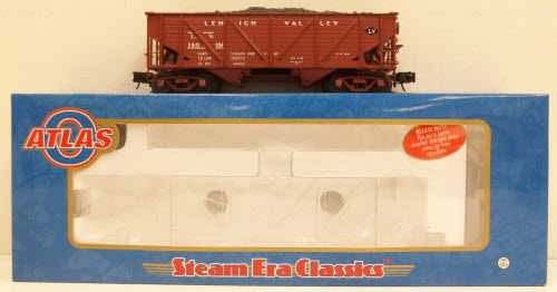 Atlas 6434-6 O Gauge Lehigh Valley 50-Ton War Emergency Hopper #14009