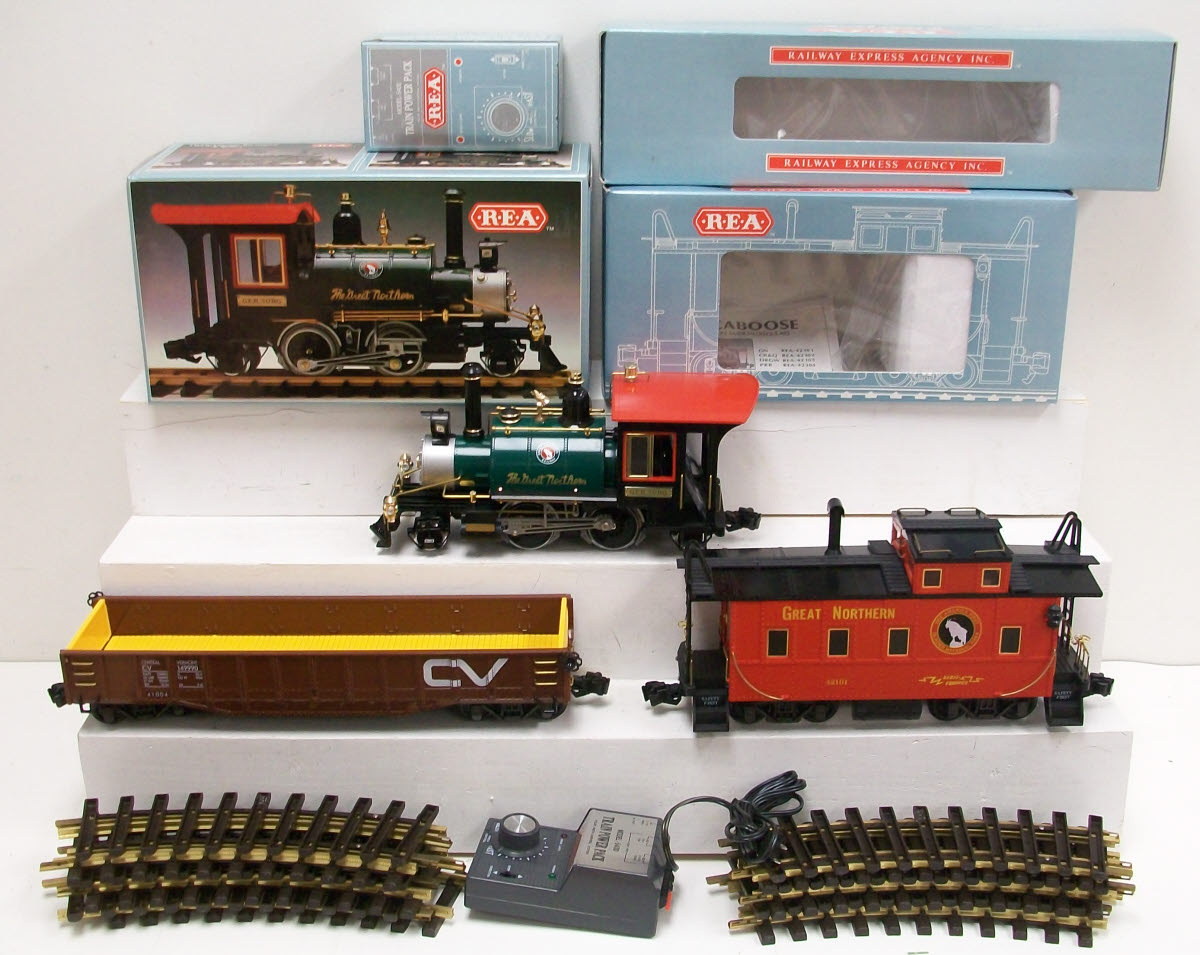 Aristo-Craft 29001 Great Northern G Gauge Steam Freight Starter Train Set