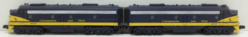 MTH 30-2998-1 O Chesapeake & Ohio E-8 AA Diesel Engine Set w/PS 2.0 #4004/4005