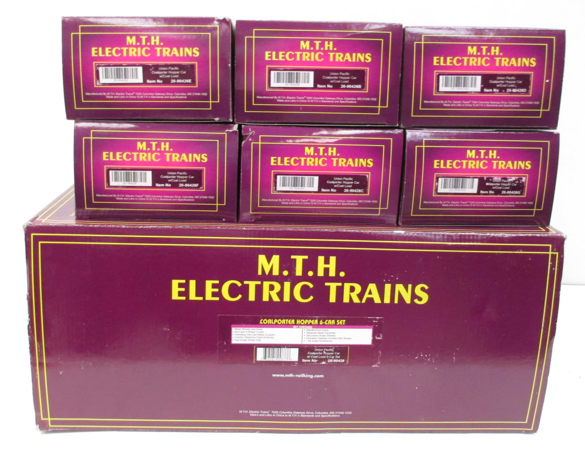 MTH 20-90426 O Union Pacific Coalporter Hopper Car Set (Set of 6)