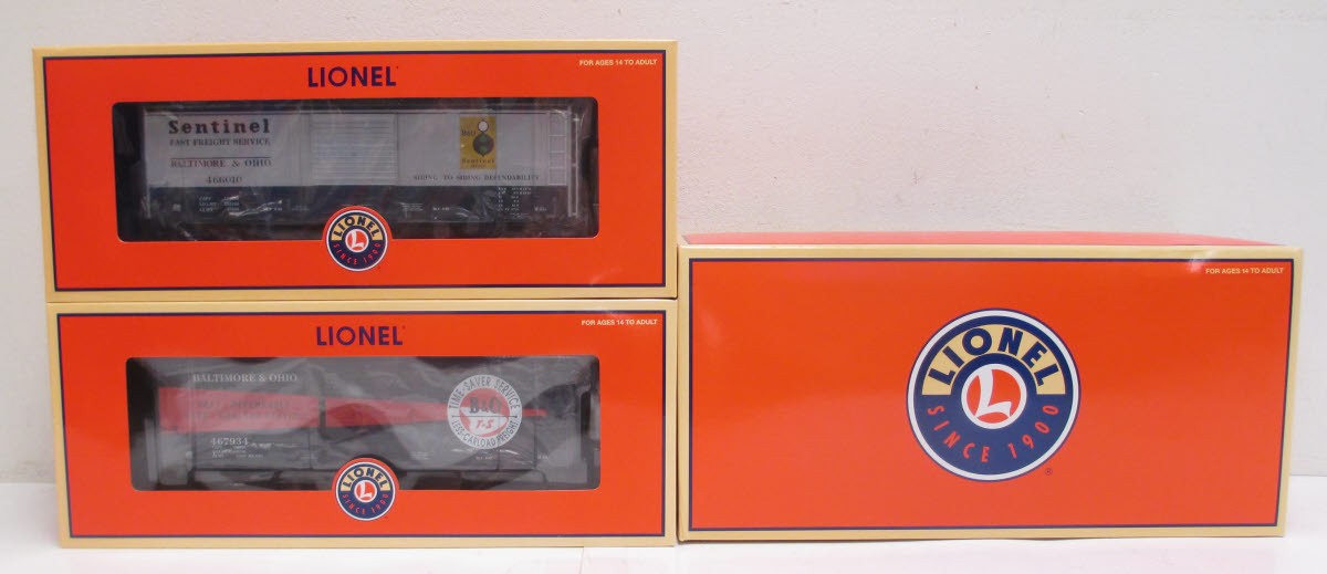 Lionel 6-27270 O Gauge Baltimore & Ohio PS-1 Boxcar 2-Pack