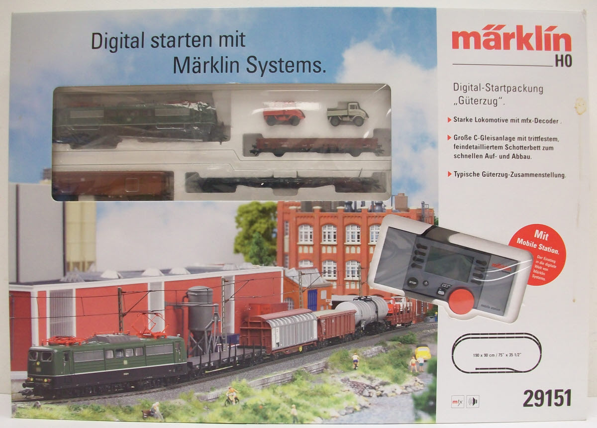 Marklin 29151 Era IV HO Gauge Digital Electric Freight Starter Train Set