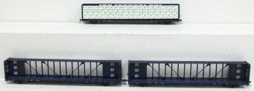 Walthers 932-34111 HO C&C 72' Center Beam Flat Car (Pack of 3)