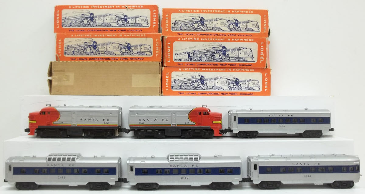 Lionel 11308O Santa Fe Alco AA Vintage Diesel Pass Set 218P/T, 2414, 2412, 2416