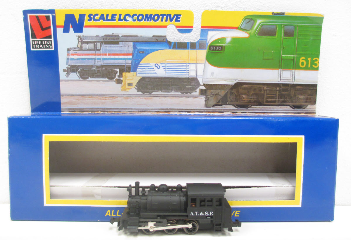 Life Like 7781 N Atchison, Topeka & Santa Fe 0-6-0 Saddle Tank Locomotive