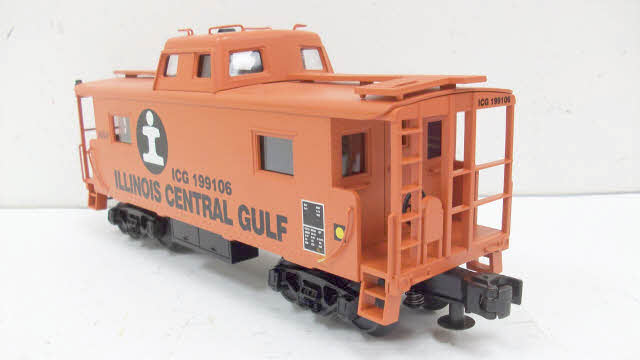 鉄道模型 PFM ILLINOIS CENTRAL WOOD CABOOSE 9213 Illinois Central (IC) Original Orange Split Rail 1970 IC