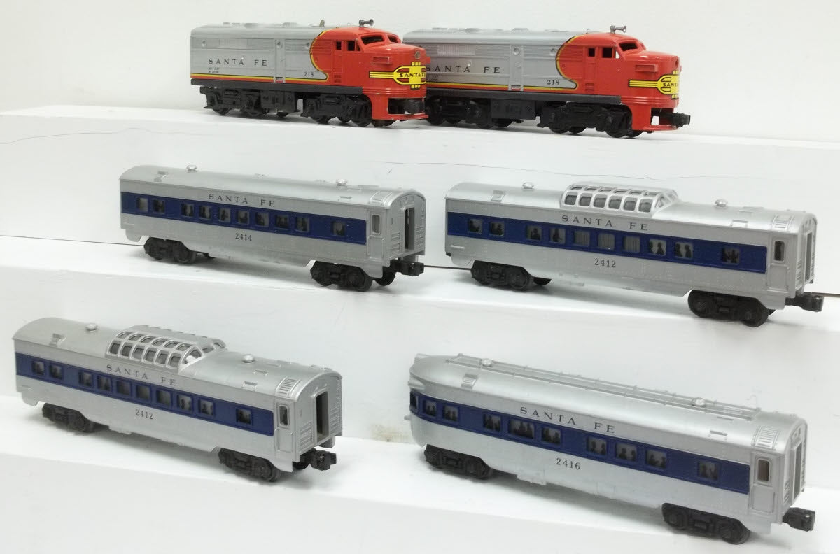 Lionel 11308O Santa Fe Alco AA Vintage Diesel Pass Set 218P/T, 2414, 2412, 2416