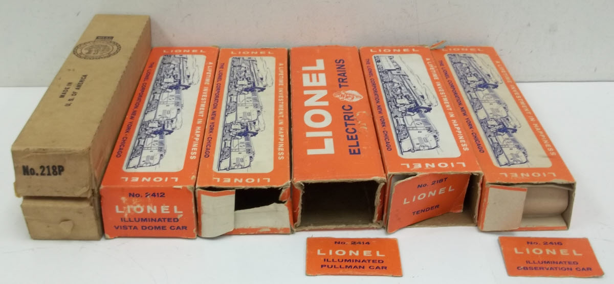 Lionel 11308O Santa Fe Alco AA Vintage Diesel Pass Set 218P/T, 2414, 2412, 2416