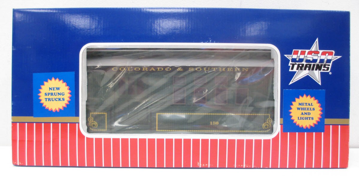 USA Trains 30200 G C&S Combine Overton Passenger Car #130 (Metal Wheels)