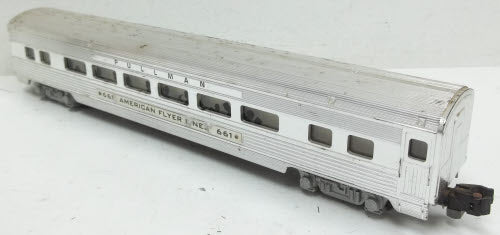 American Flyer 661 Vintage S Gauge Aluminum Pullman Passenger Car