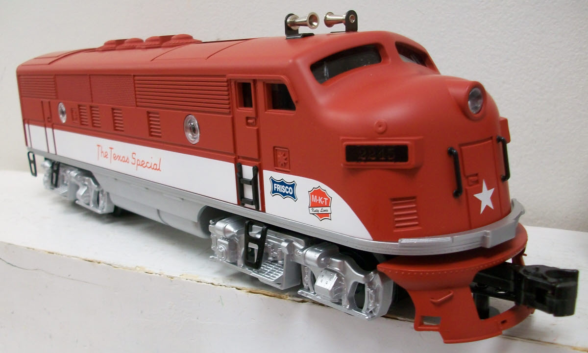 Williams 00301 Texas Special F3 AB O Gauge Diesel Passenger Train Set