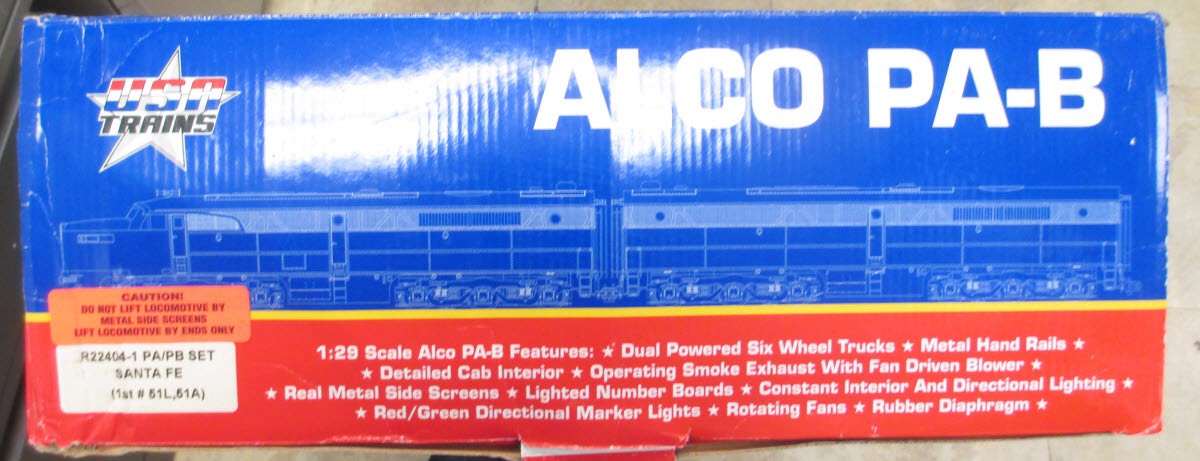 USA Trains R22404 G Santa Fe Alco PA-1 and PB-1 Diesel Locomotive