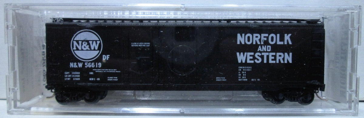 Micro-Trains 03600020 N Norfolk & Western 50' Double Plug Door Boxcar #56619